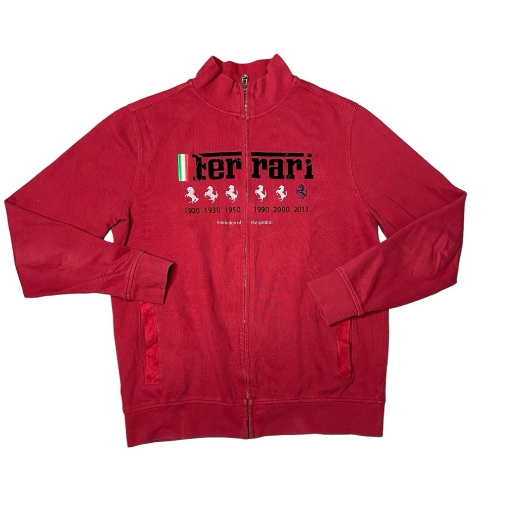 Ferarri Sweater Zip Up Size XL